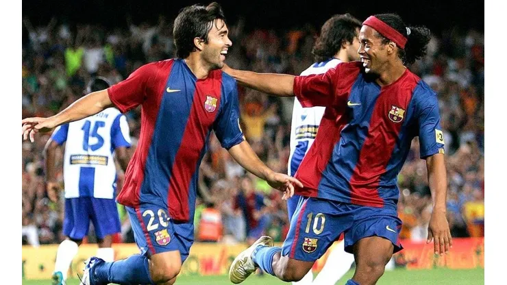Deco y Ronaldinho habrían llegado borrachos a entrenar (Foto: Getty Images)