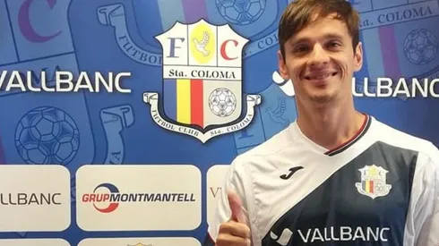 Nicolás Medina firmó hace dos semanas en el Santa Coloma de Andorra