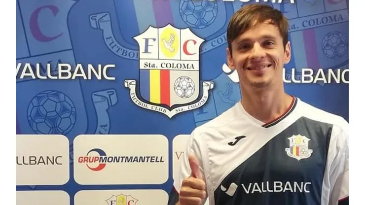Nicolás Medina firmó hace dos semanas en el Santa Coloma de Andorra