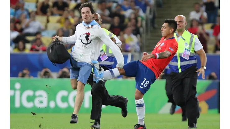 El jarazo que se llevó de recuerdo el hincha.