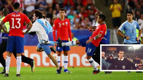 El ex juez de hierro argentino recriminó la conducta del uruguayo contra Jara