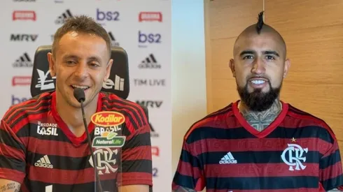 Rafinha explicó la razón de la foto de Arturo Vidal con la camiseta del Flamengo