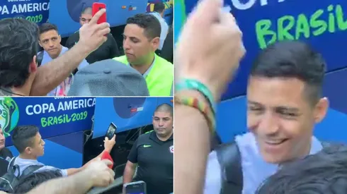 Alexis Sánchez fue la sensación este mediodía en Río de Janeiro