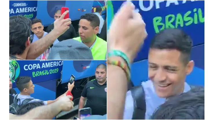 Alexis Sánchez fue la sensación este mediodía en Río de Janeiro
