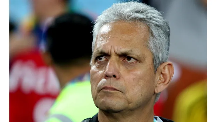 Rueda durante el partido ante Uruguay.