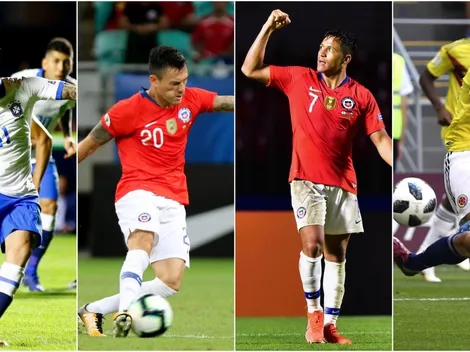 Alexis y Aránguiz en el equipo ideal de la primera fase, lleno de colombianos