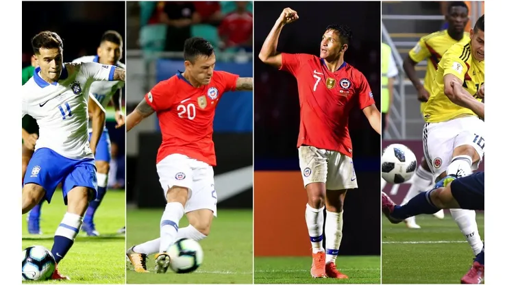 Coutinho, Charles, Alexis y James han sido figuras de esta Copa América