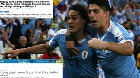 La prensa charrúa alucinó con el triunfo