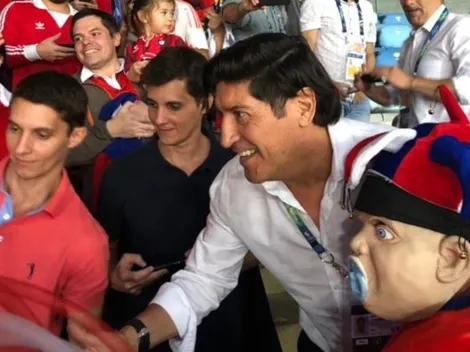 Iván Zamorano revoluciona el estadio Maracaná