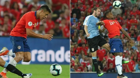 Alexis y Junior, agua y aceite en la derrota de Chile