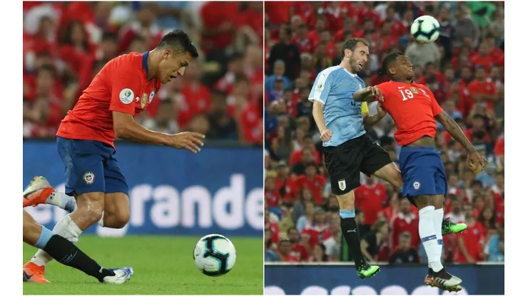 Alexis y Junior, agua y aceite en la derrota de Chile