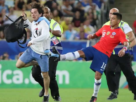 Jara para en seco con tremenda PLR a hincha invasor en el Maracaná