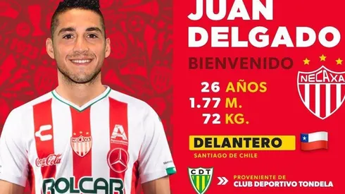 Juan Delgado es el nuevo refuerzo del Necaxa.