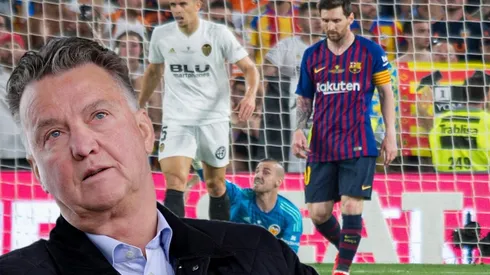 Louis van Gaal le dio con todo a Lionel Messi (Fotos: Getty Images)