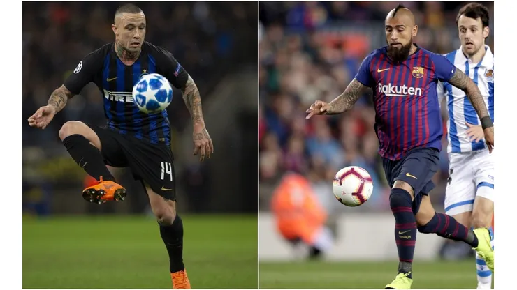 Vidal y Nainggolan pueden participar de un trueque galáctico entre Barcelona e Inter