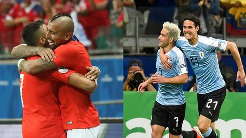 Chile y Uruguay definen al ganador del Grupo C (Fotos: Chile/Agencia Uno - Uruguay/Getty Images)