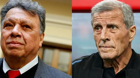 (Foto: Elías Figueroa/Agencia Uno – Óscar Tabárez/Getty Images)