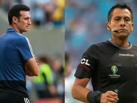 El hito que conquistaron el técnico de Argentina y árbitro chileno