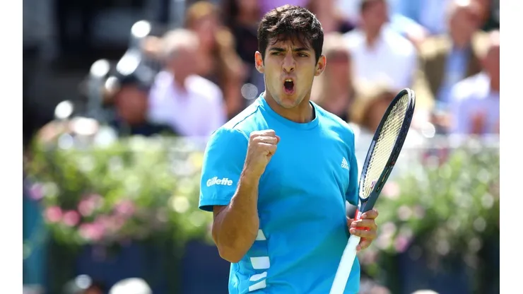 Cristian Garín enfrentará a Djokovic en un duelo de exhibición en pasto
