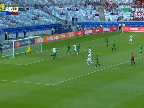 El gol de Darwin Machís que adelanta a Venezuela