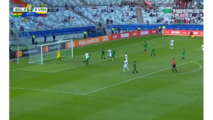 El gol de Darwin Machís que adelanta a Venezuela
