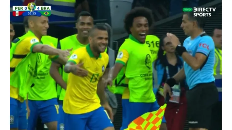 Brasil está goleando y gustando ante Perú
