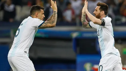 Lionel Messi celebró el primer triunfo en Copa América de Argentina