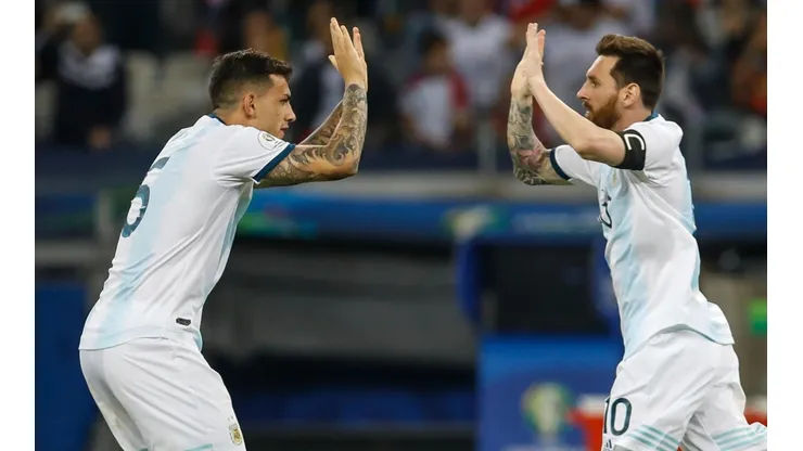 Lionel Messi celebró el primer triunfo en Copa América de Argentina