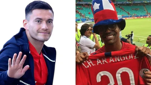 Charles Aránguiz tuvo el apoyo de su amigo Williams Borgues