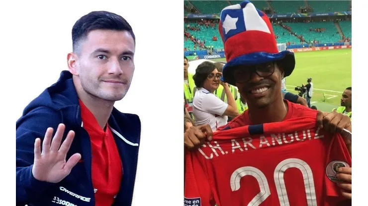 Charles Aránguiz tuvo el apoyo de su amigo Williams Borgues