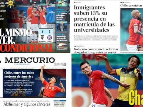 El incondicional Alexis Sánchez acapara las portadas de la prensa nacional