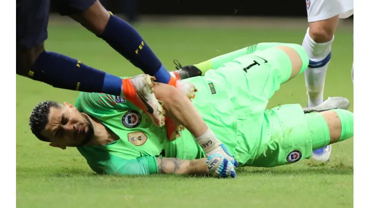 El momento del penal de Arias.