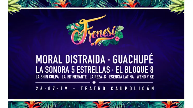 Más de 10 horas de cumbia en un solo lugar el 26 de julio.