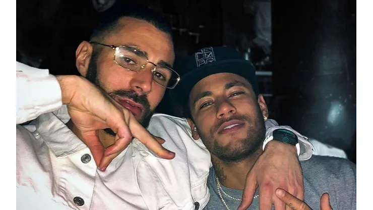 Benzema revoluciona el mundo con una foto junto a Neymar