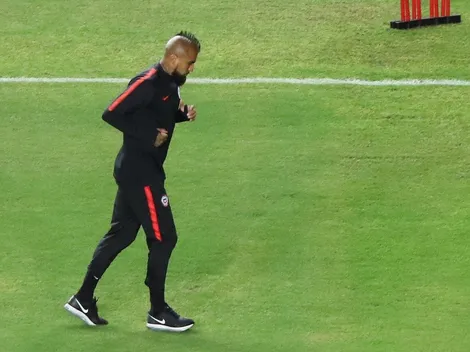 ¡Alerta! Vidal no entrena con La Roja a 24 horas del duelo ante Ecuador
