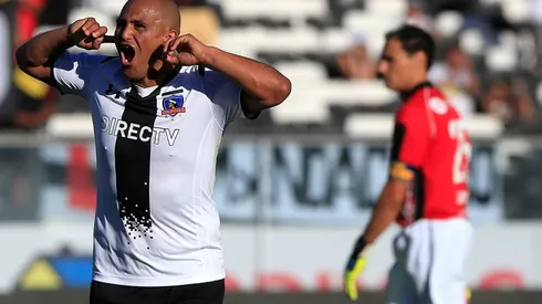 Chupete celebrando ante Barnechea (Foto: Agencia Uno)