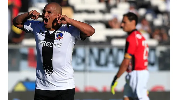 Chupete celebrando ante Barnechea (Foto: Agencia Uno)