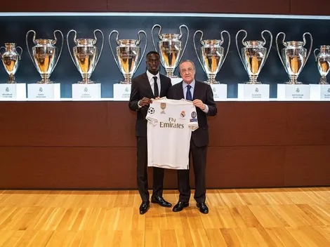 Mendy en su presentación en Real Madrid: "No es un problema ser titular o suplente"