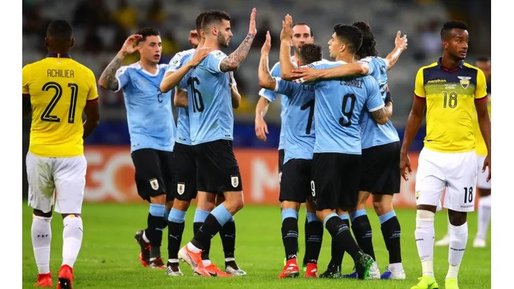 El equipo uruguayo le pasó por encima a Ecuador en el debut (Foto: Getty Images)