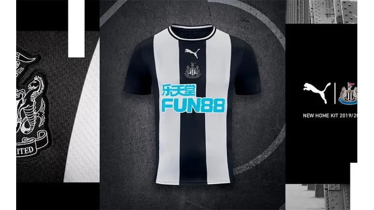 Newcastle lanza su nuevo camiseta con una onda muy clásica