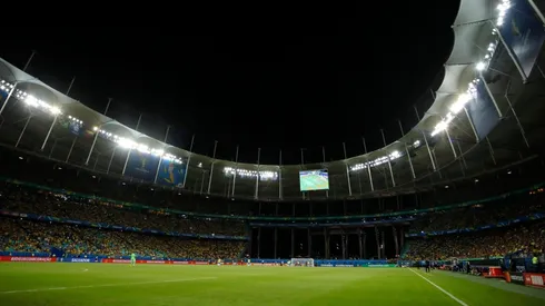 Estadio de Salvador para el encuentro entre Brasil y Venezuela.