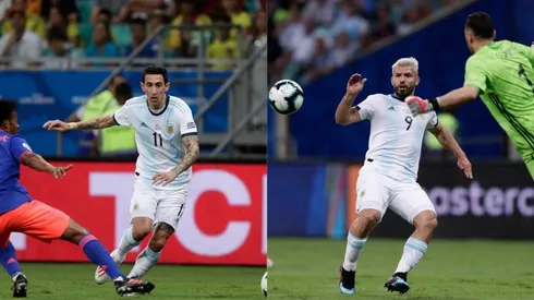 Di María y Agüero quedaron fuera del once de Scaloni