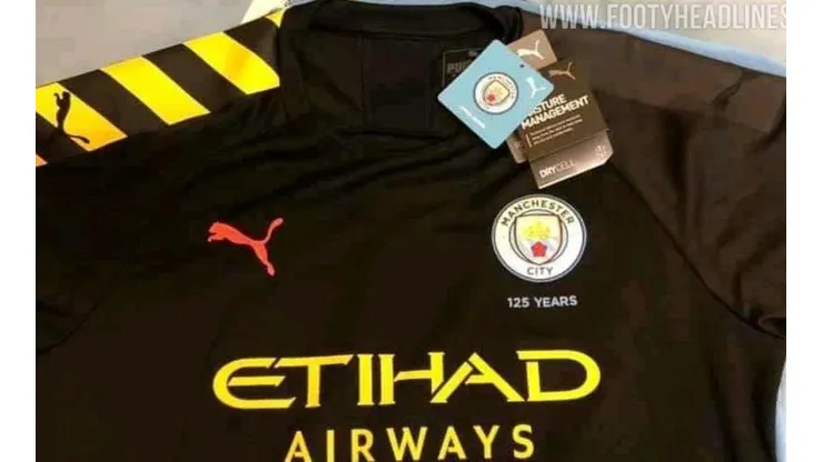 Filtrada la camiseta de suplente Puma del Manchester City