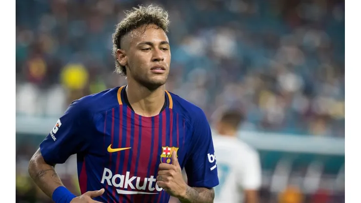 Neymar en su último partido por Barcelona