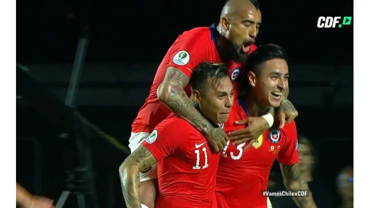 Erick Pulgar abrió el marcador ante Japón