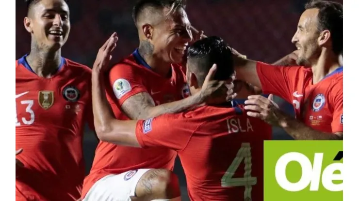 Olé anticipó duelo de Chile y Argentina