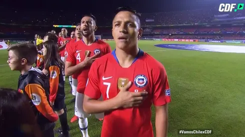 Alexis encabezó la formación de Chile en el Morumbí
