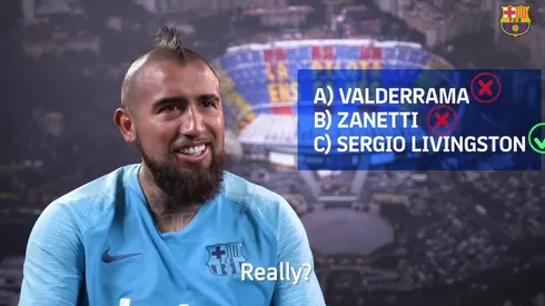 Arturo Vidal se equivocó con el querido Sapito