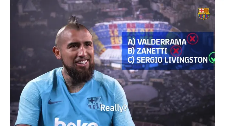 Arturo Vidal se equivocó con el querido Sapito