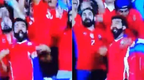 Hincha de la Selección dio que hablar por sus celebraciones ante Japón